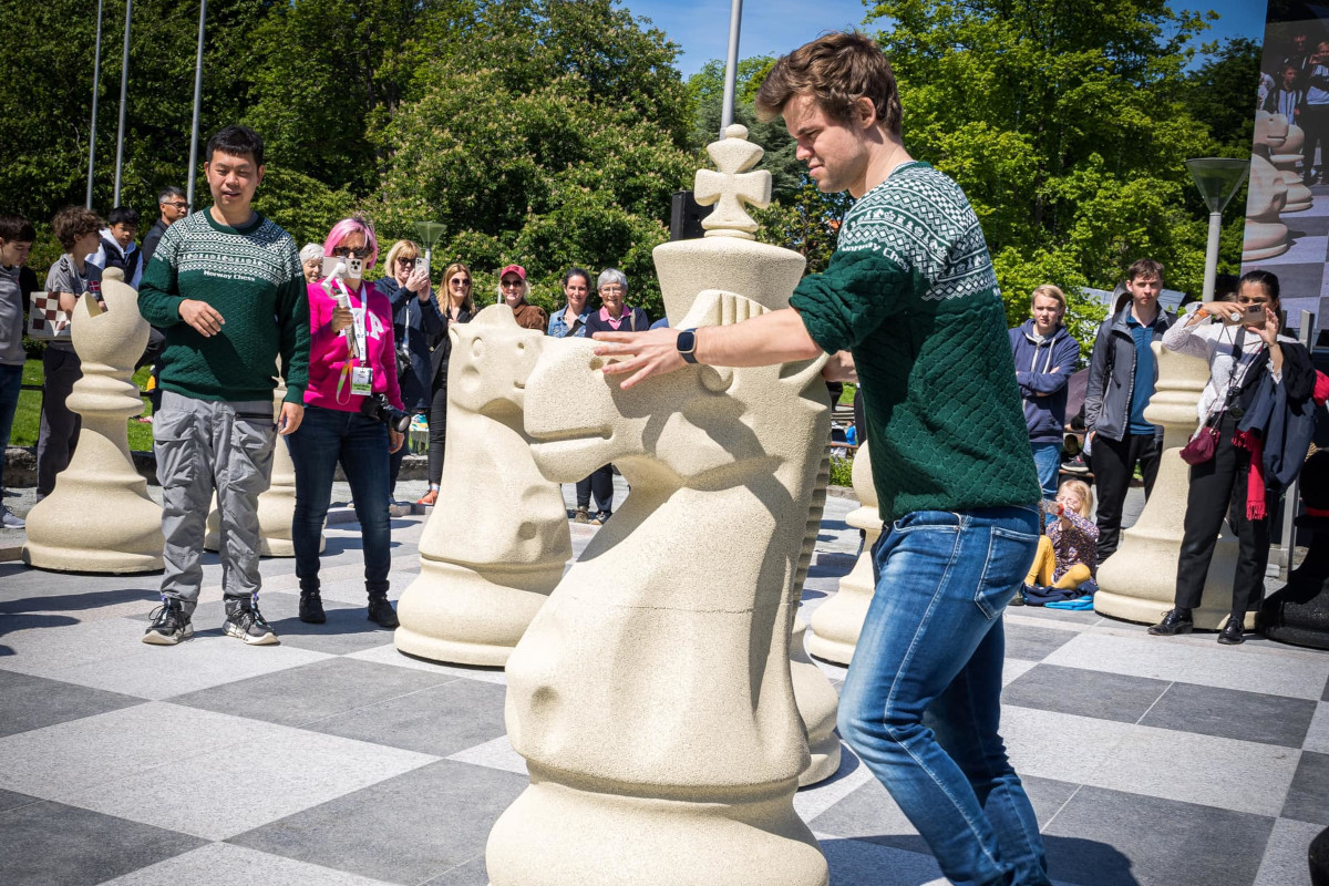 Norway Chess Carlsen climbs to the shared lead ChessBase